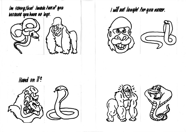 F – Gorilla vs Snake