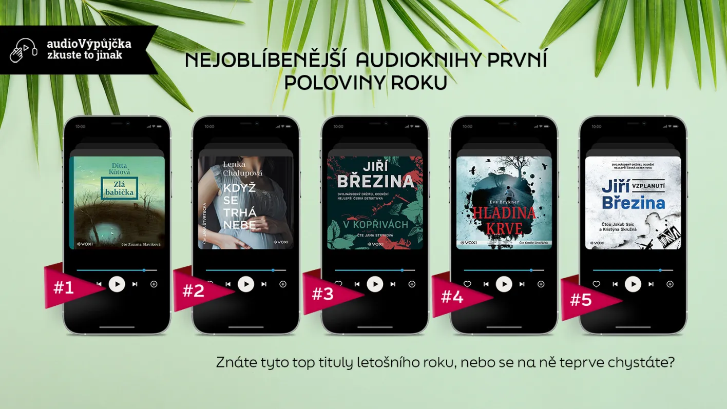Palmknihy - top audioknihy