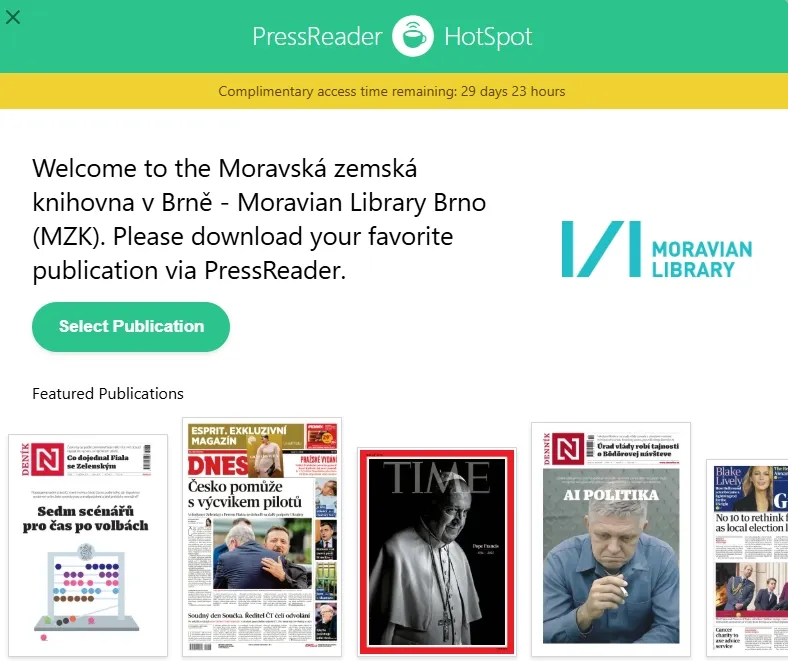 PressReader HotSpot
