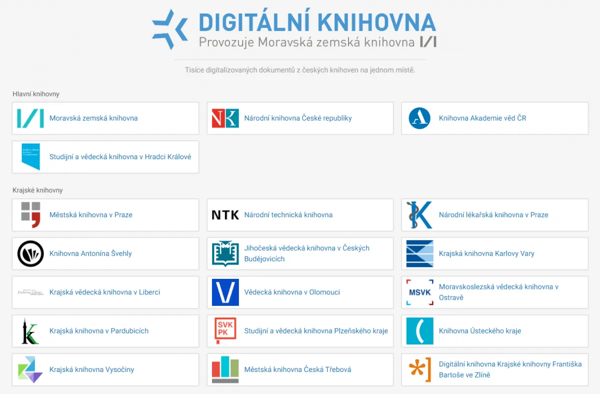 Digitální knihovna Digitální knihovna