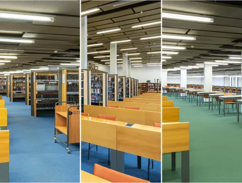 4. patro - Prostory knihovny