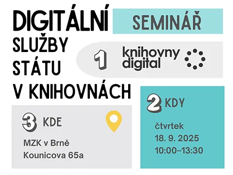 Digitální služby státu v knihovnách - MZK
