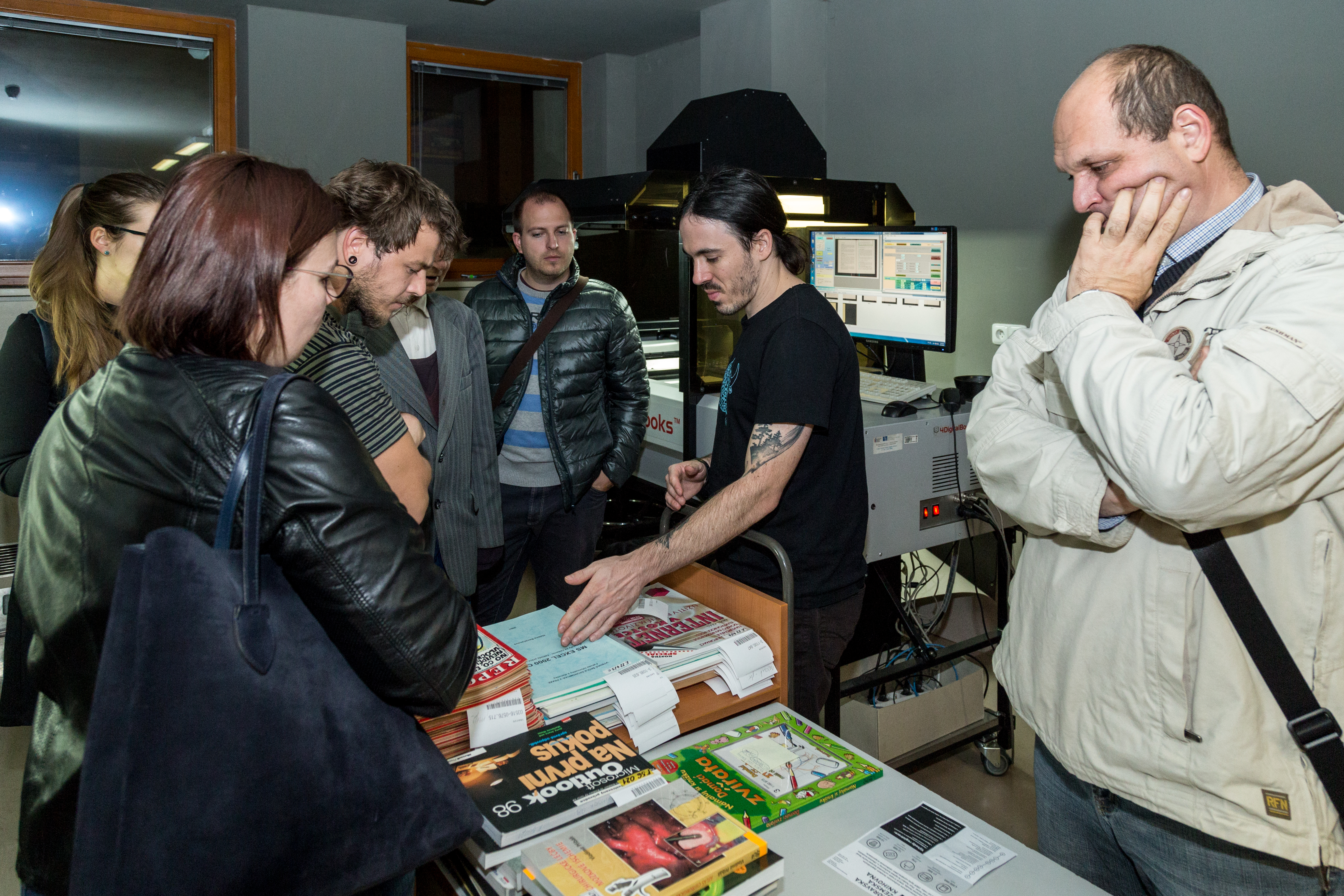 Exkurze do digitalizačního centra