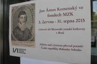 Jan Ámos Komenský ve fondech MZK v Brně