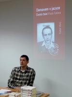 Mgr. Radek Malý, Ph.D. představuje svou novou knihu o Paulu Celanovi v Rakouské knihovně v Brně
