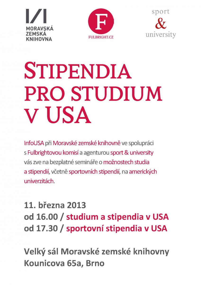 Stipendia pro studium v USA