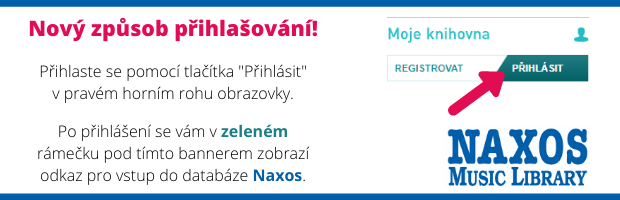 Nový způsob přihlašování do databáze Naxos