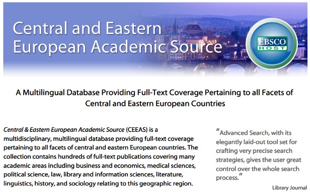 Central & Eastern European Academic Source